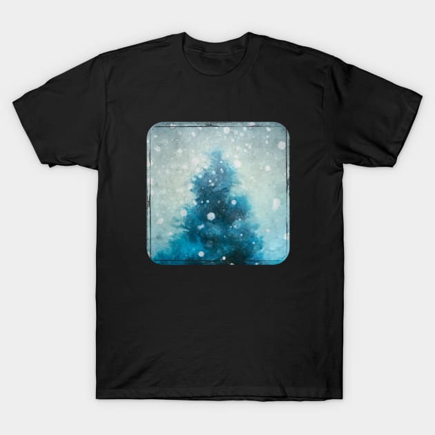 Winter Tree Painterly T-Shirt by DyrkWyst